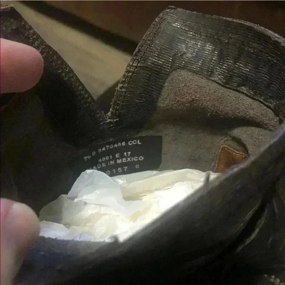 Frye Natalie Short Engineer Boot Charcoa Size 7.5 NIB. Condition is New with box - Picture 6 of 8